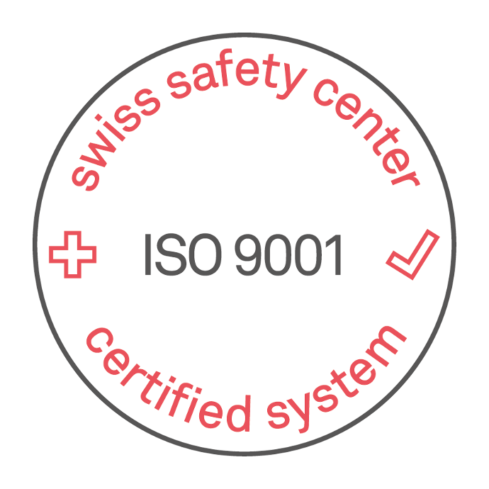 Swiss safety center ISO 9001