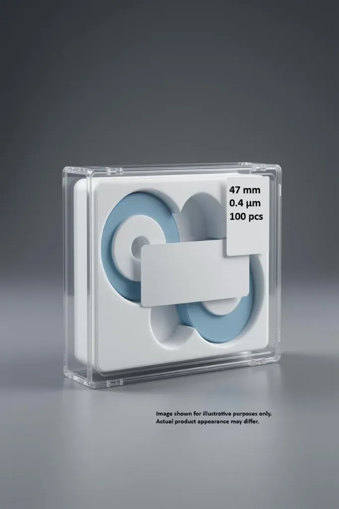 [39003] Filtres à membrane en polycarbonate, 47 mm, 0,4 µm (100 pièces)